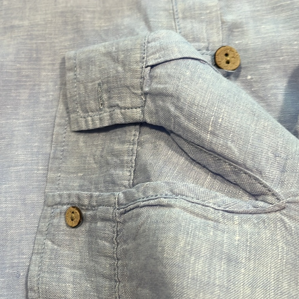 Sigrid Olsen Large Blue Tunic Top. - image 6